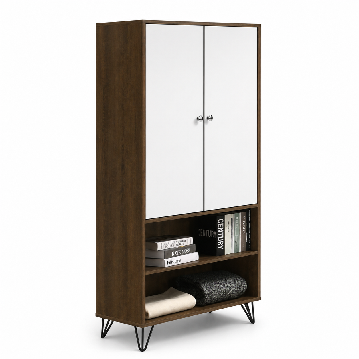 CABANA Multi Function Cabinet 2 Door + Rack