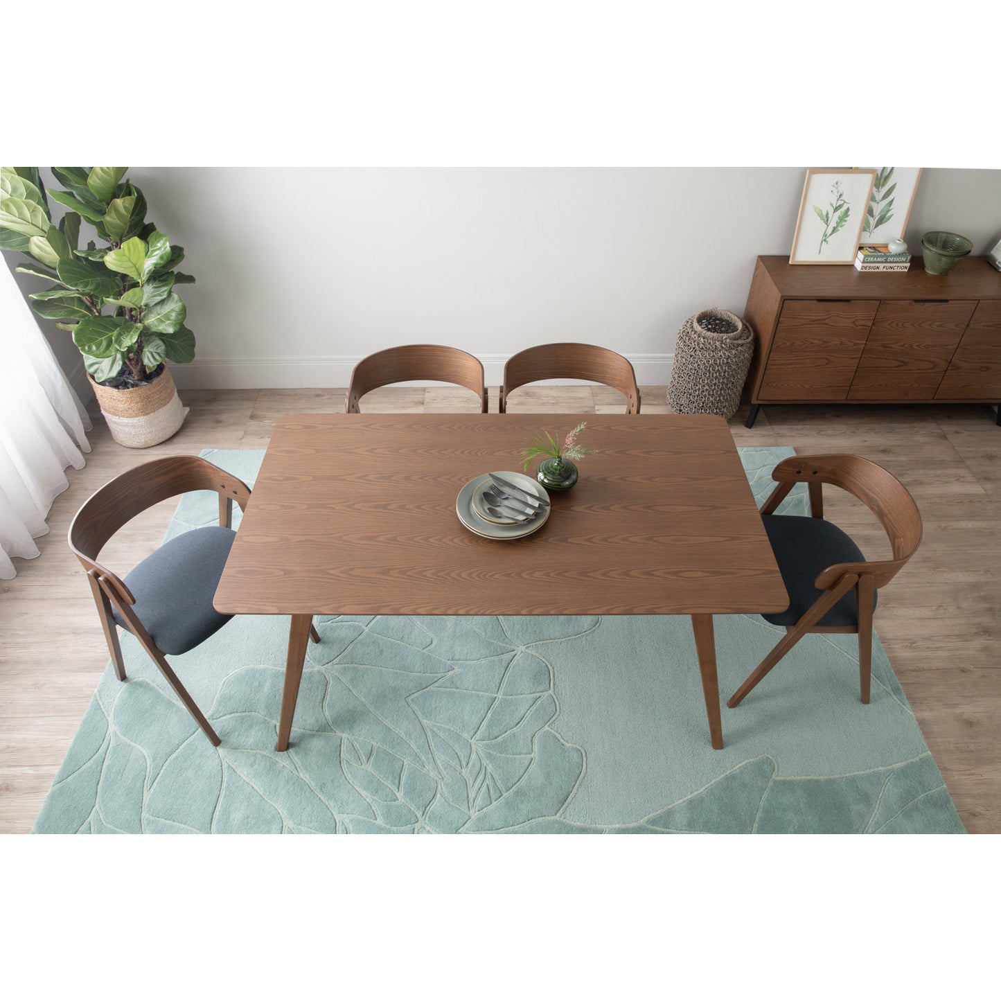 CADELL Dining Table - Cocoa (1600L)