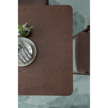 CADELL Dining Table - Dark Chestnut (1600L)
