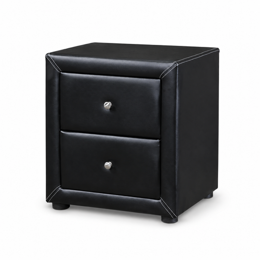 CALVINIA Bed Side Table - Black