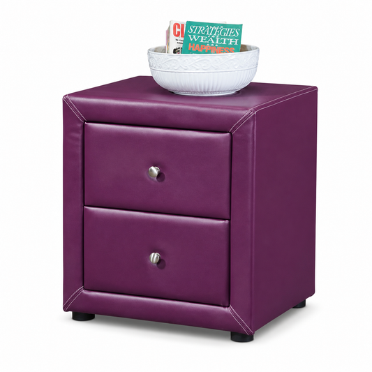 CALVINIA Bed Side Table - Scarlett