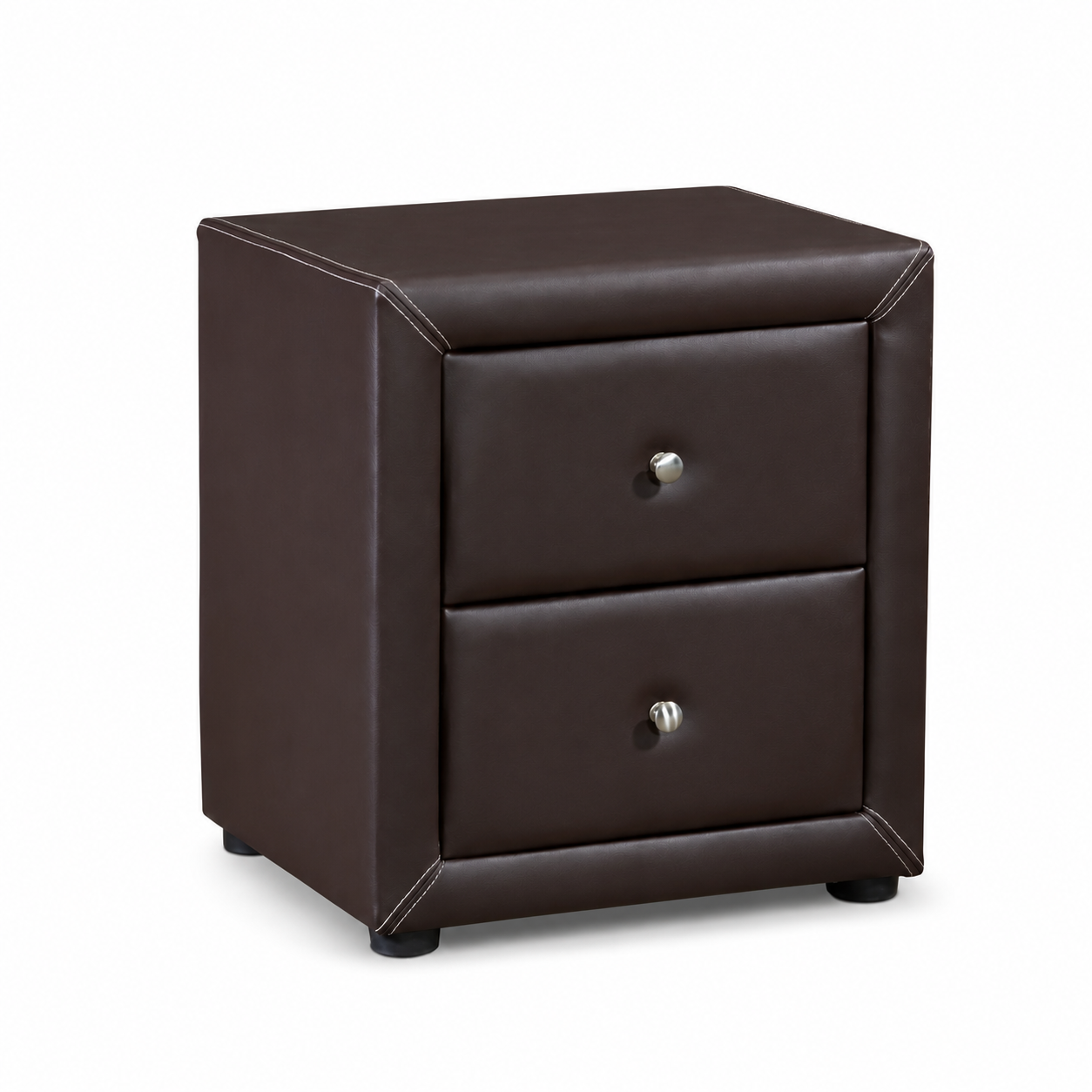 CALVINIA Bed Side Table - Walnut