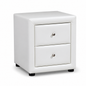 CALVINIA Bed Side Table - White