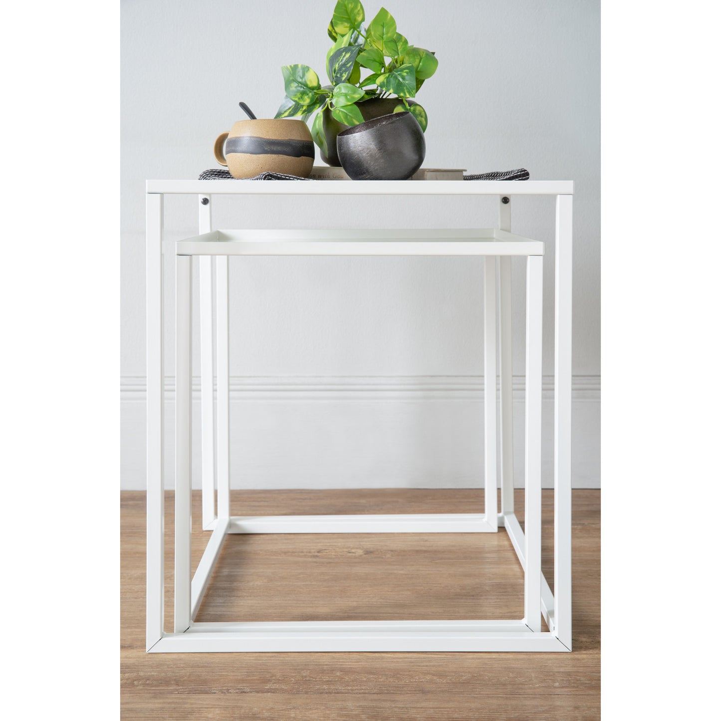 CARIAD NEST 2 in 1 Coffee Table - White