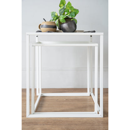 CARIAD NEST 2 in 1 Coffee Table - White