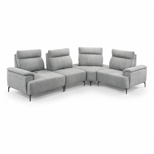 CASSIE Push Back Corner Sofa (Easy Clean Fabric)