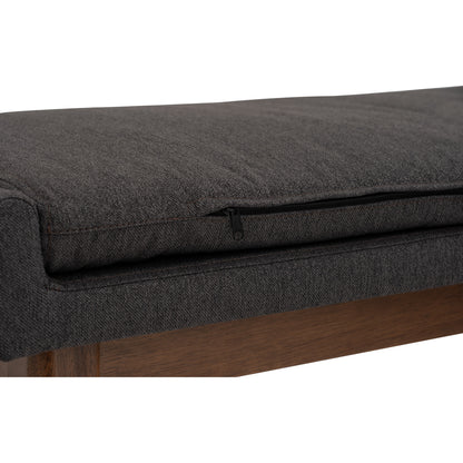 CHANEL Bench - Cocoa Leg, Grey Seat (1400L)