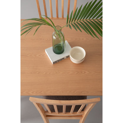 CHARMANT Dining Table - Natural (1400L)