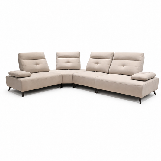 M5811 Corner Push Back Sofa A - Custom Colour (Pet Friendly Fabric)