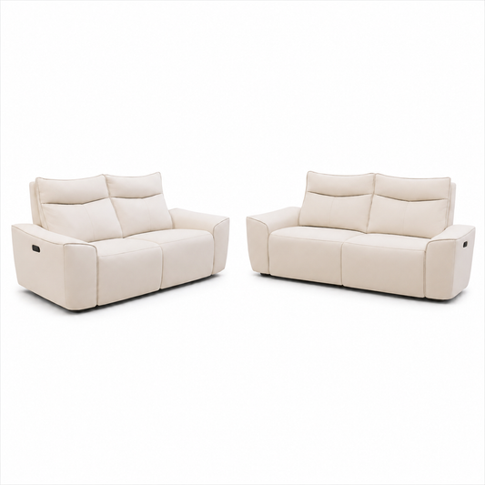 M9763 2.5 + 2 Seater Auto Recliner Sofa Set - Custom Fabric (Pet Friendly Fabric)