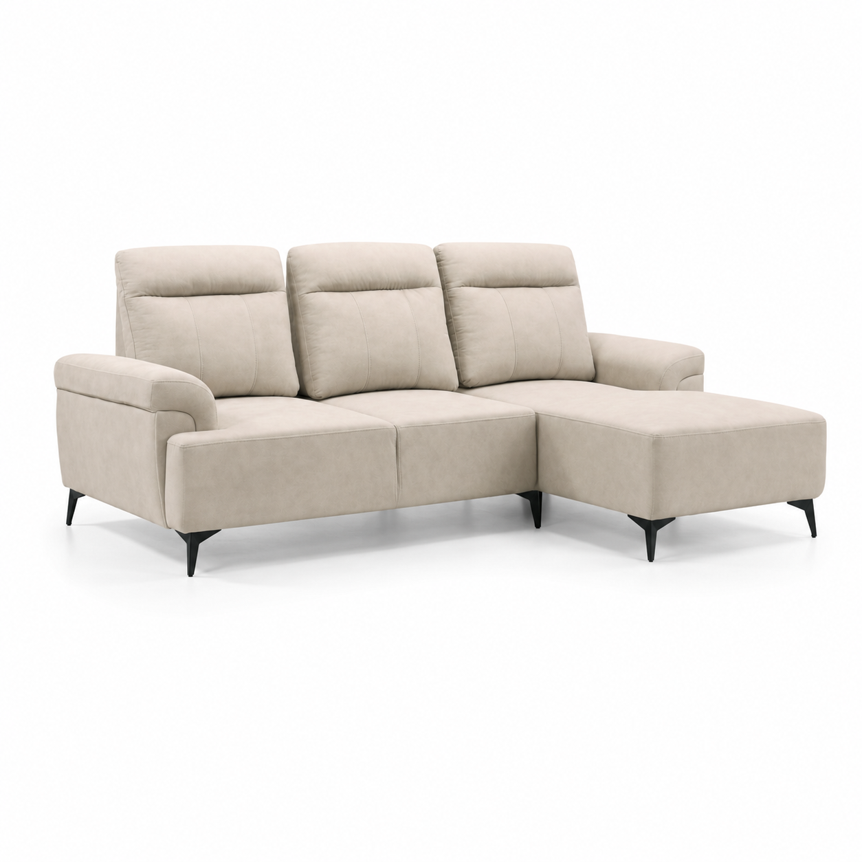 CHLOE Push Back 3 Seater L Shape Sofa