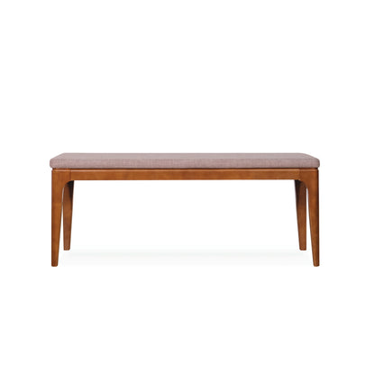 CHRISTINA Bench - Medium Brown