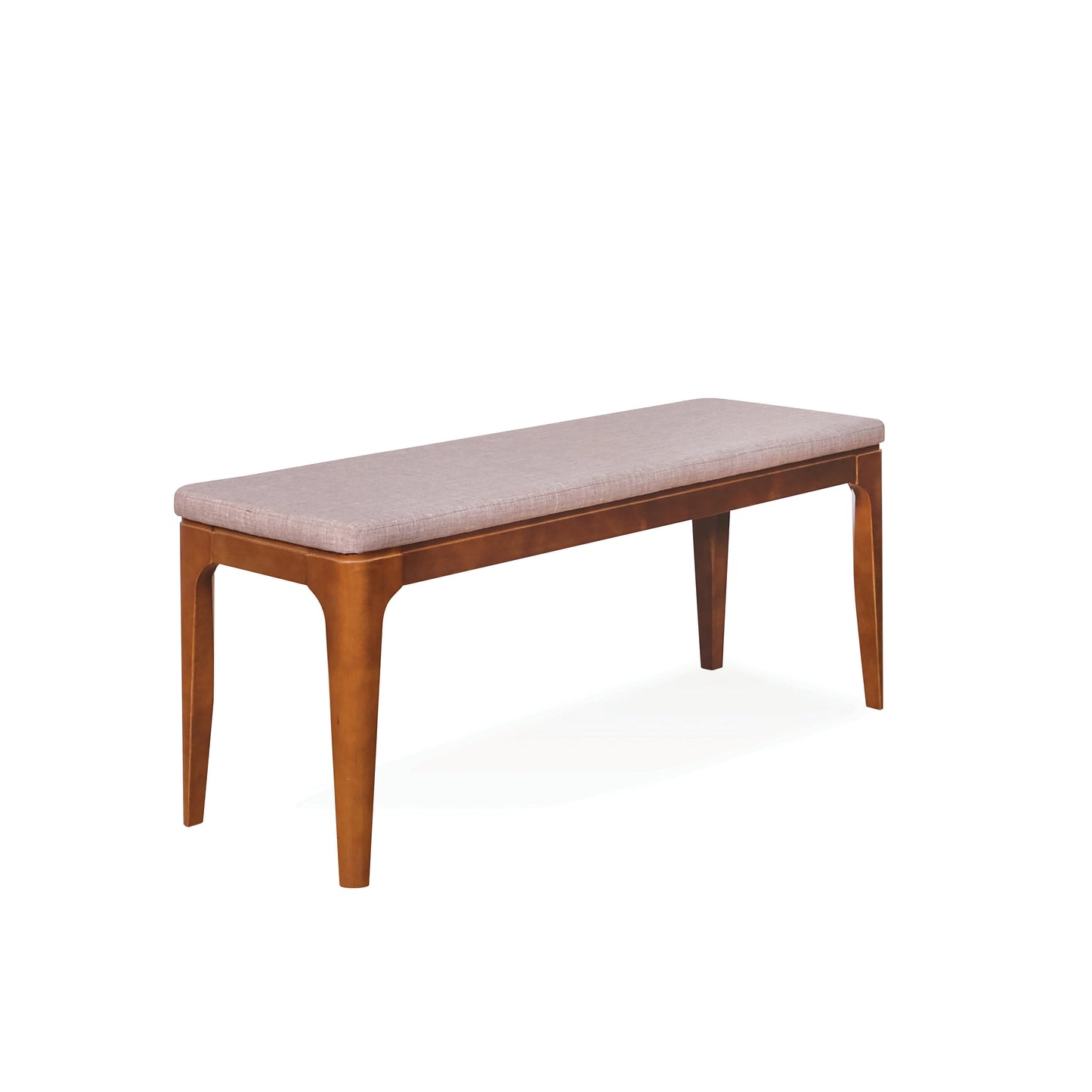 CHRISTINA Bench - Medium Brown