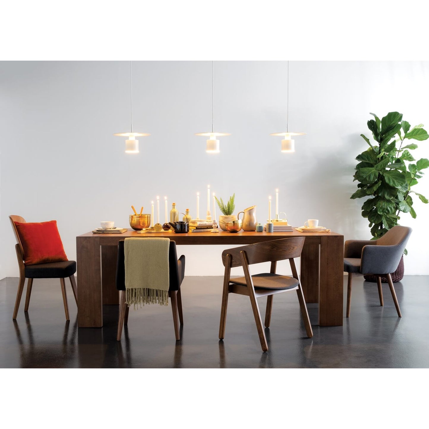 CLARKSON Dining Table - Cocoa (2185L)