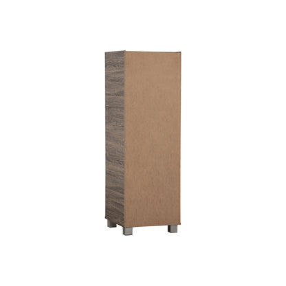 CODEY 3 Door Storage Box With Lock - Felton Oak
