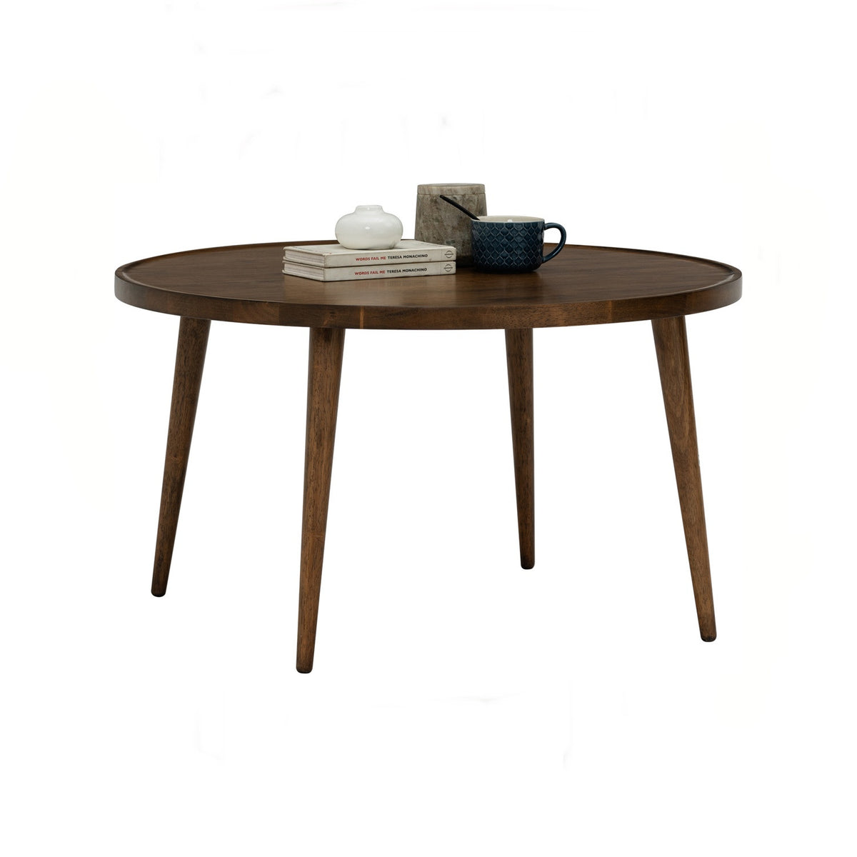 CORIS Round Coffee Table - Cocoa (800DIA)