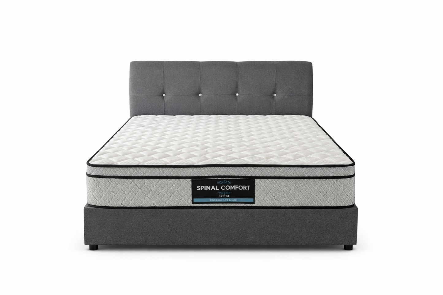 Bedframe Only DM22 (Single/Super Single/Queen/King Size) Grey Colour
