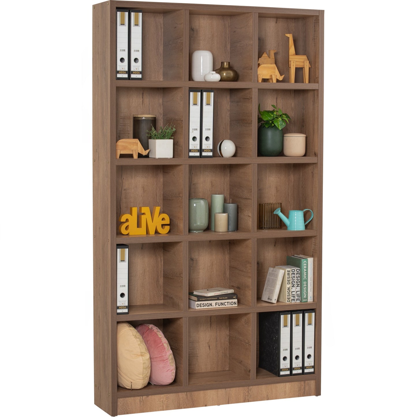 DAVE File Cabinet (15 Compartment) - Wotan Oak