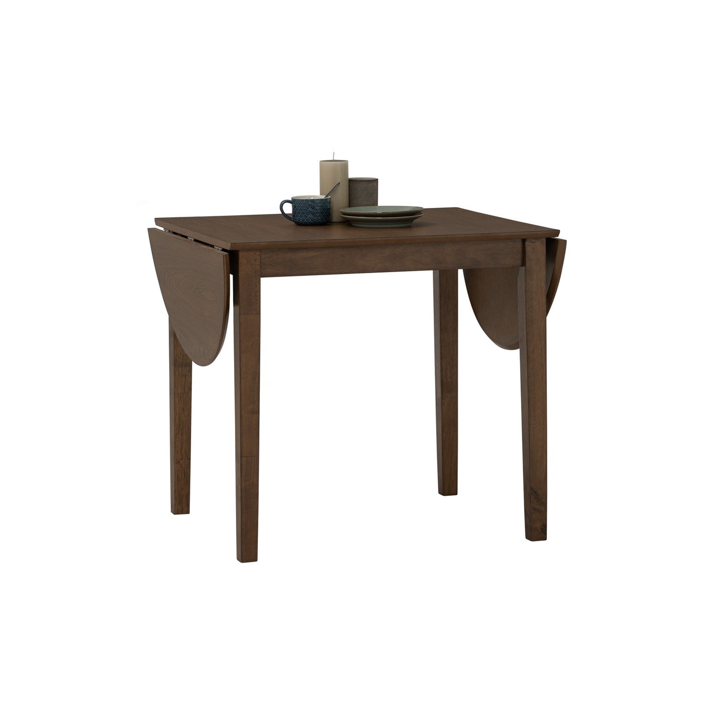 DORIC Extendable Dining Table - Cocoa (800 + 300 + 300L)