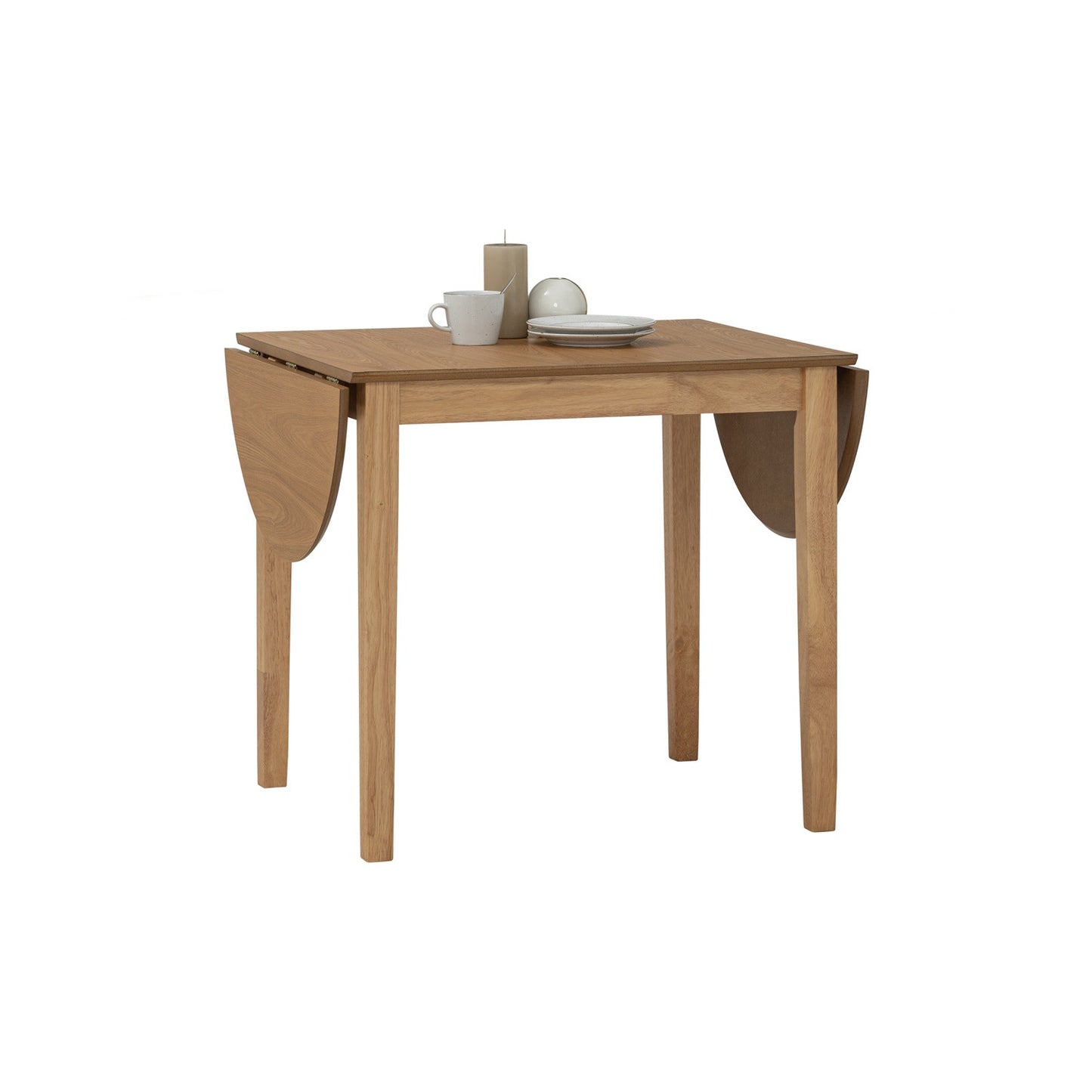 DORIC Extendable Dining Table - Natural (800 + 300 + 300L)