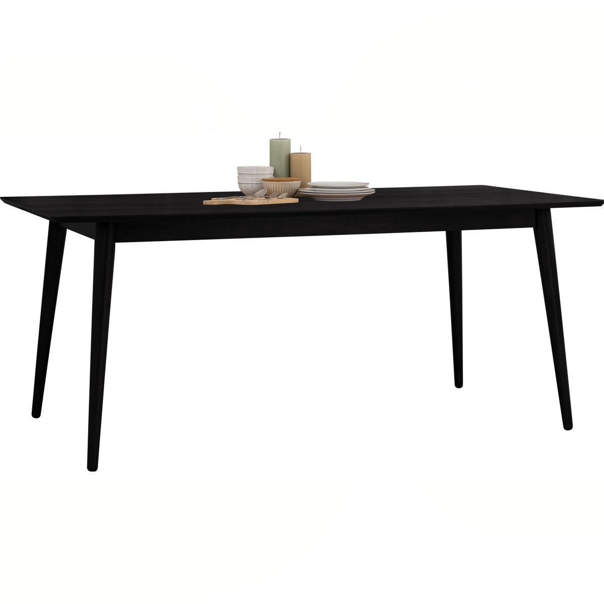 DOVER Dining Table - Black (1800L)