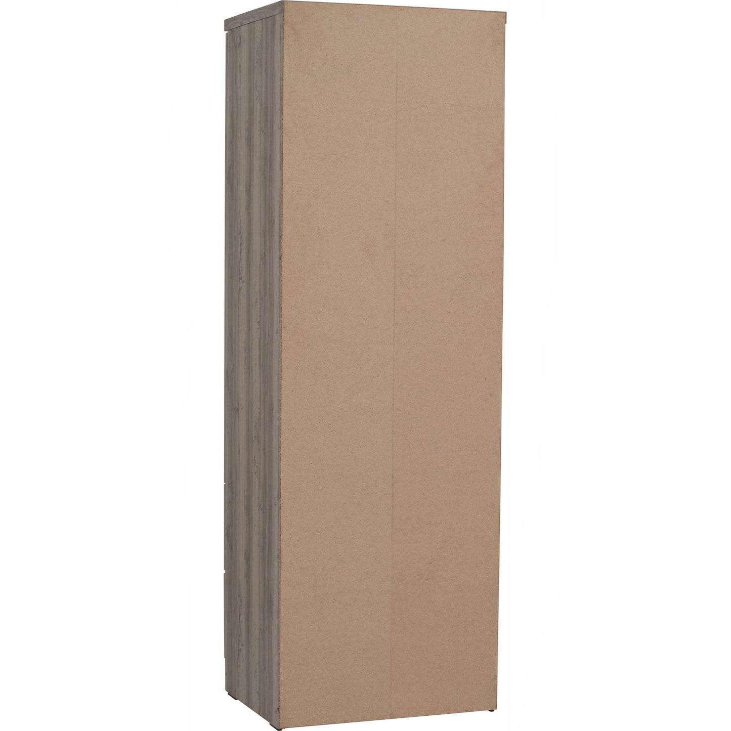 DUBLIN 2 Door 2 Drawer Wardrobe - Dark Oak (600L)