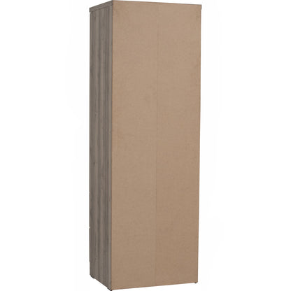 DUBLIN 2 Door 2 Drawer Wardrobe - Dark Oak (600L)