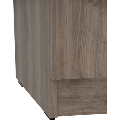DUBLIN 2 Door 2 Drawer Wardrobe - Dark Oak (600L)