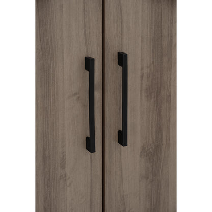 DUBLIN 2 Door 2 Drawer Wardrobe - Dark Oak (600L)