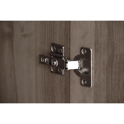DUBLIN 2 Door 2 Drawer Wardrobe - Dark Oak (600L)