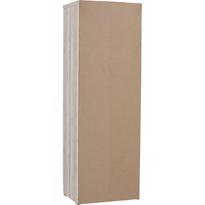 DUBLIN 2 Door 2 Drawer Wardrobe - Light Oak (600L)
