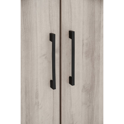 DUBLIN 2 Door 2 Drawer Wardrobe - Light Oak (600L)
