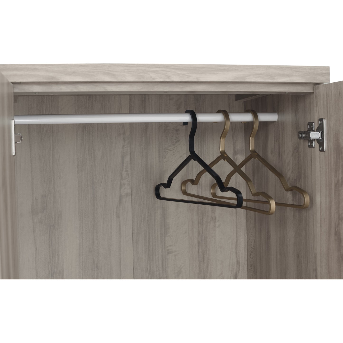 DUBLIN 2 Door 2 Drawer Wardrobe - Light Oak (600L)