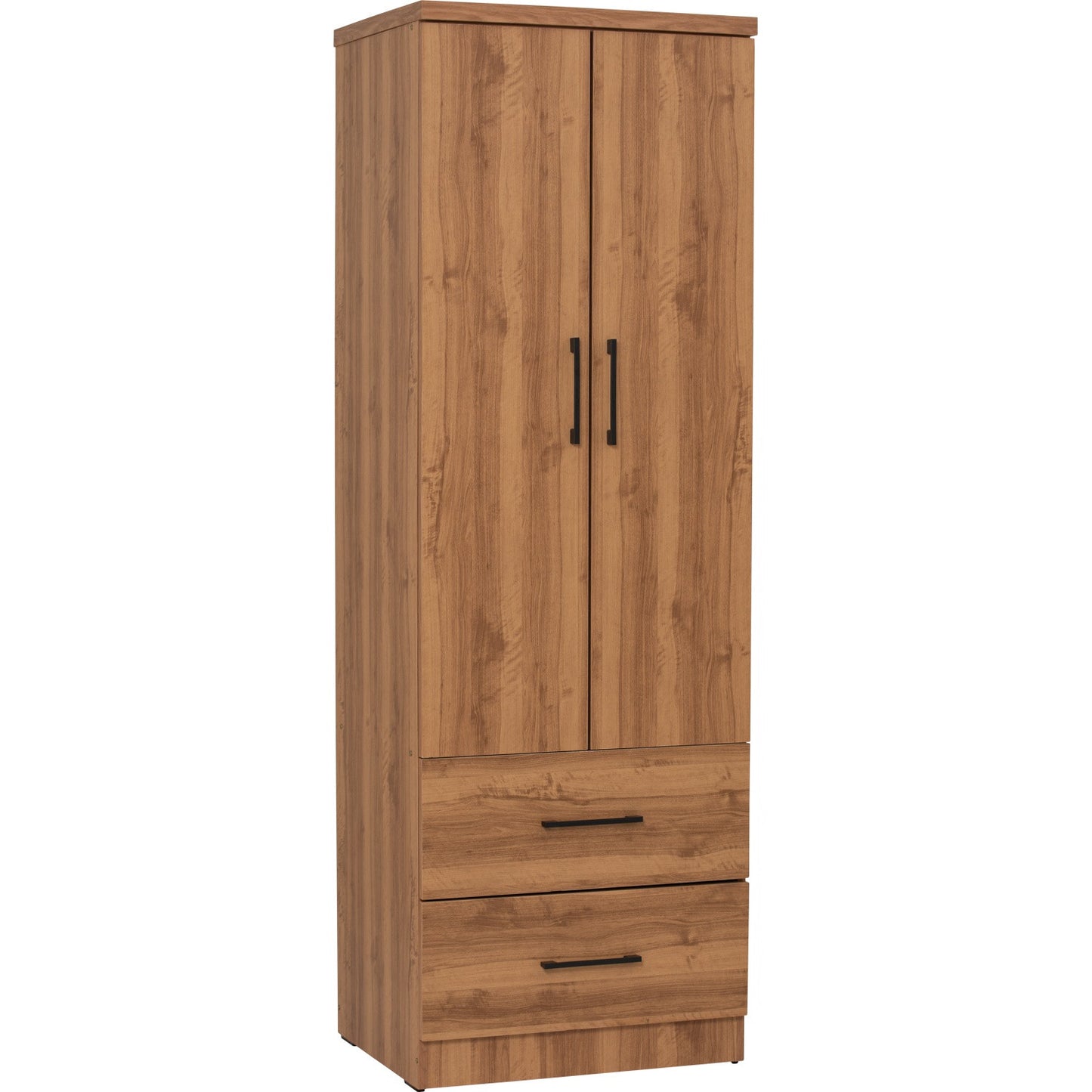DUBLIN 2 Door 2 Drawer Wardrobe - Natural Oak (600L)