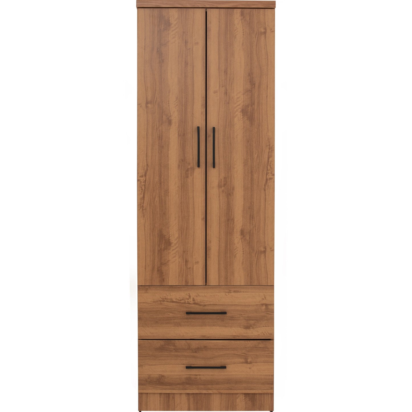 DUBLIN 2 Door 2 Drawer Wardrobe - Natural Oak (600L)