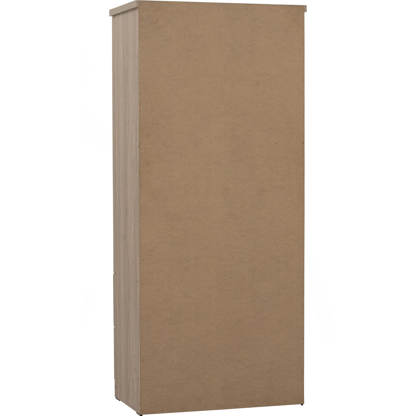 DUBLIN 2 Door 2 Drawer Wardrobe - Dark Oak (800L)