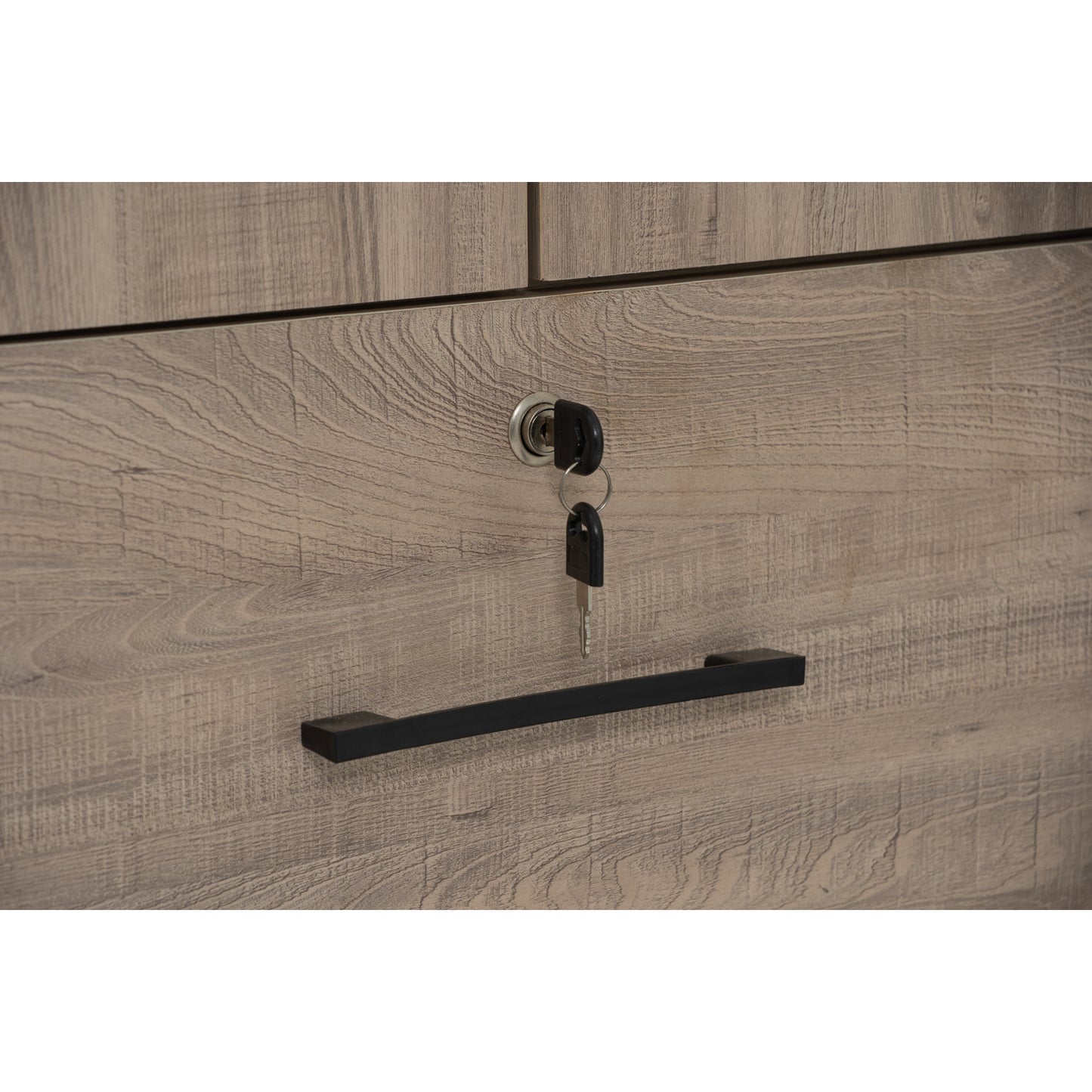 DUBLIN 2 Door 2 Drawer Wardrobe - Dark Oak (800L)