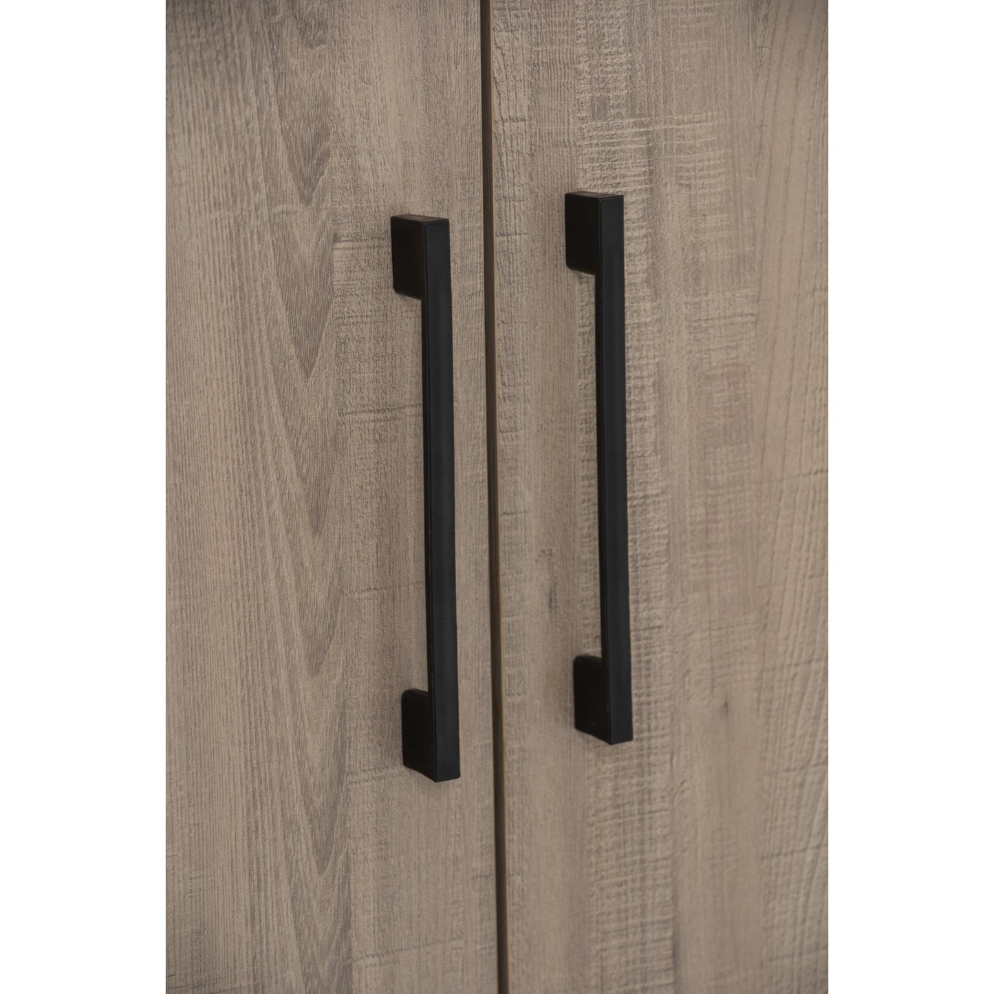 DUBLIN 2 Door 2 Drawer Wardrobe - Dark Oak (800L)