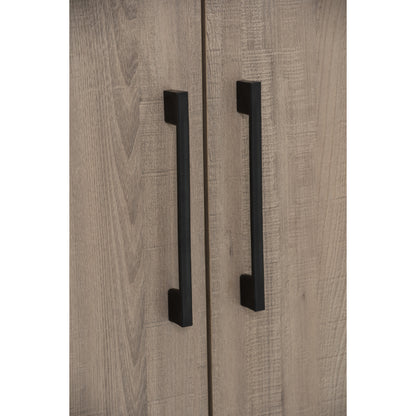 DUBLIN 2 Door 2 Drawer Wardrobe - Dark Oak (800L)