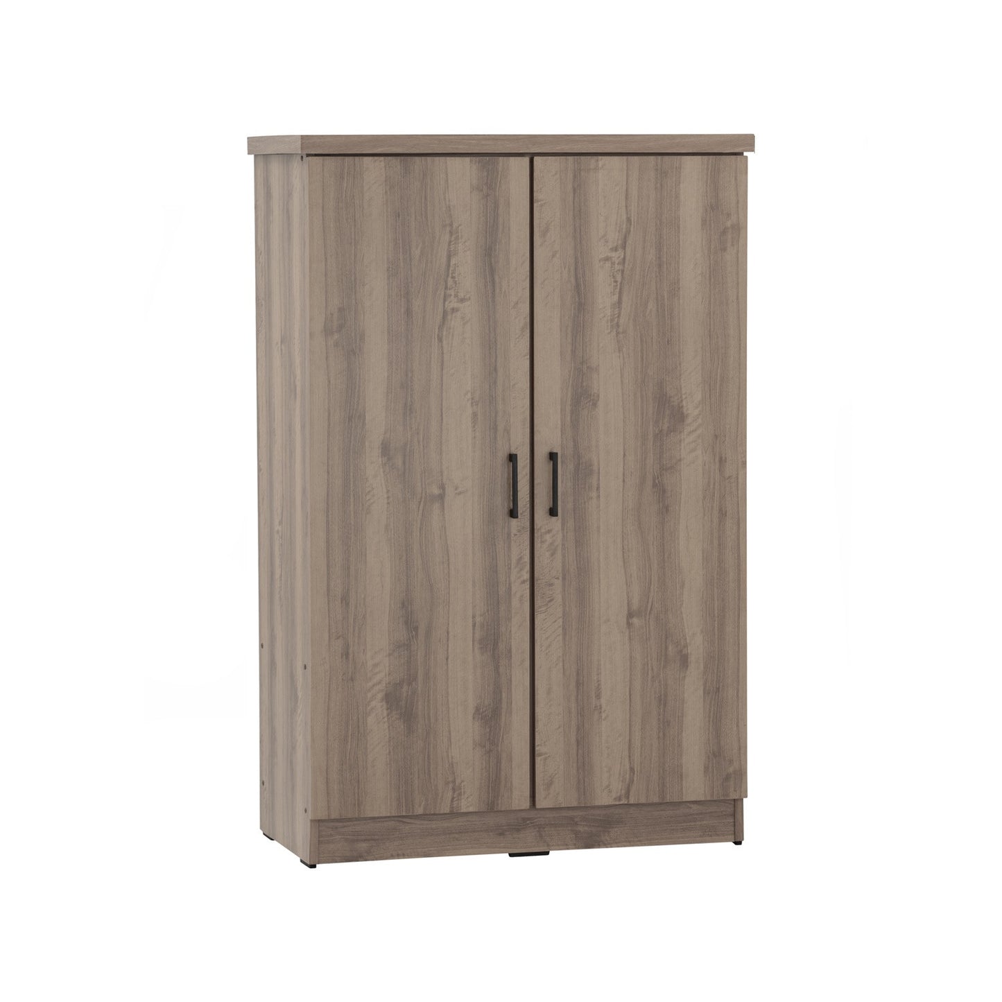 DUBLIN 2 Door Low Wardrobe - Dark Oak
