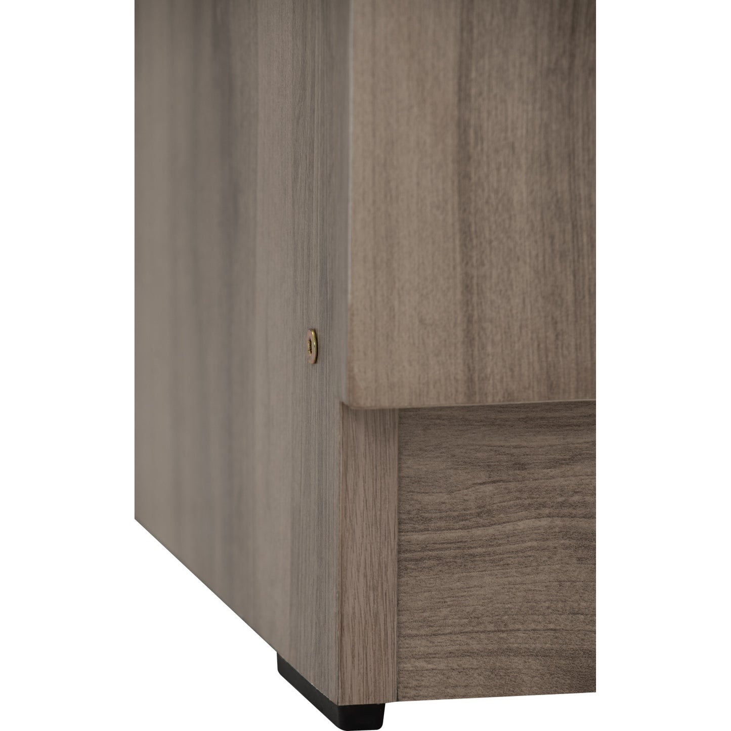 DUBLIN 2 Door Low Wardrobe - Dark Oak