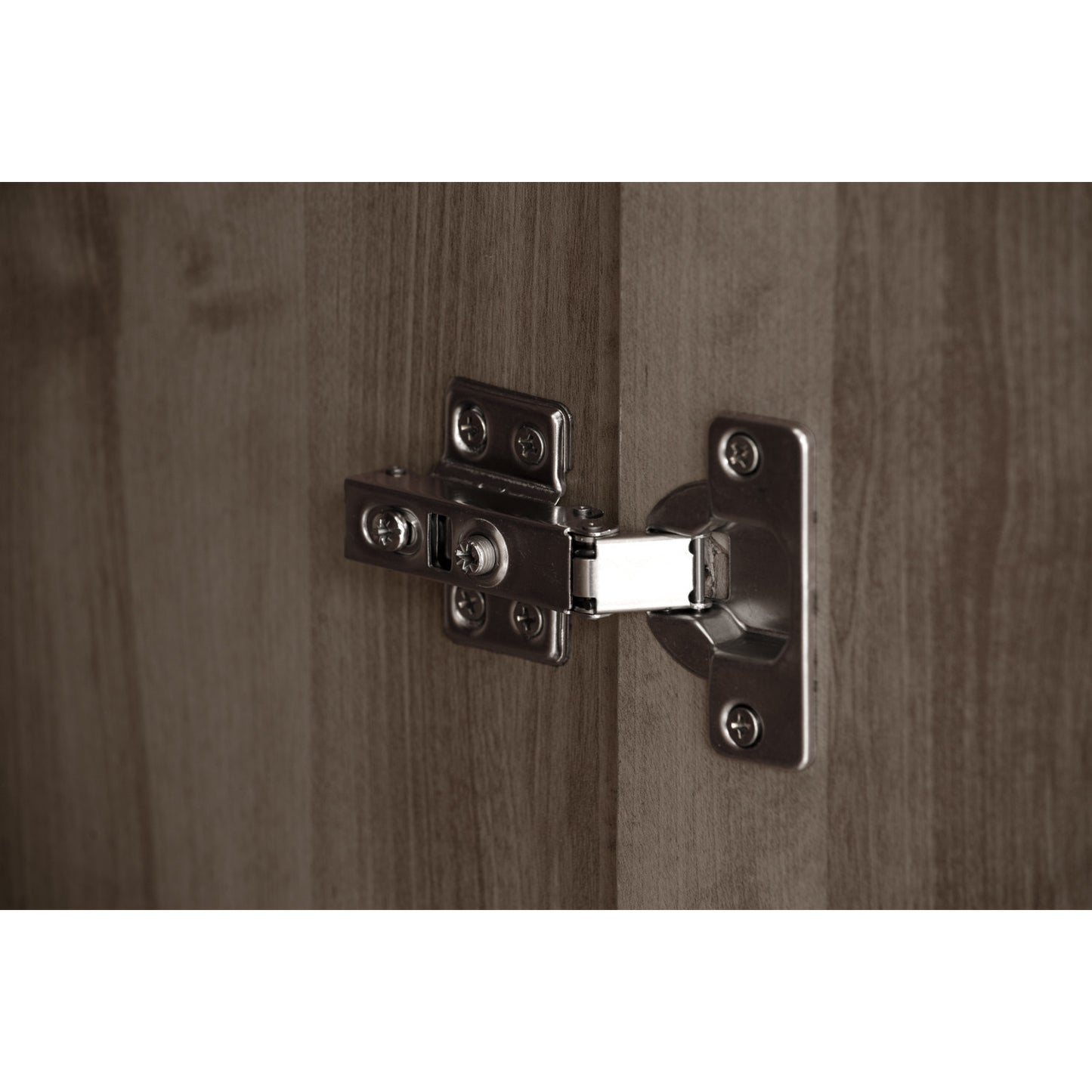 DUBLIN 2 Door Low Wardrobe - Dark Oak