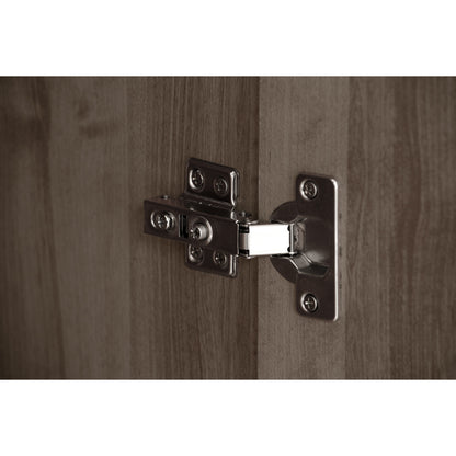 DUBLIN 2 Door Low Wardrobe - Dark Oak