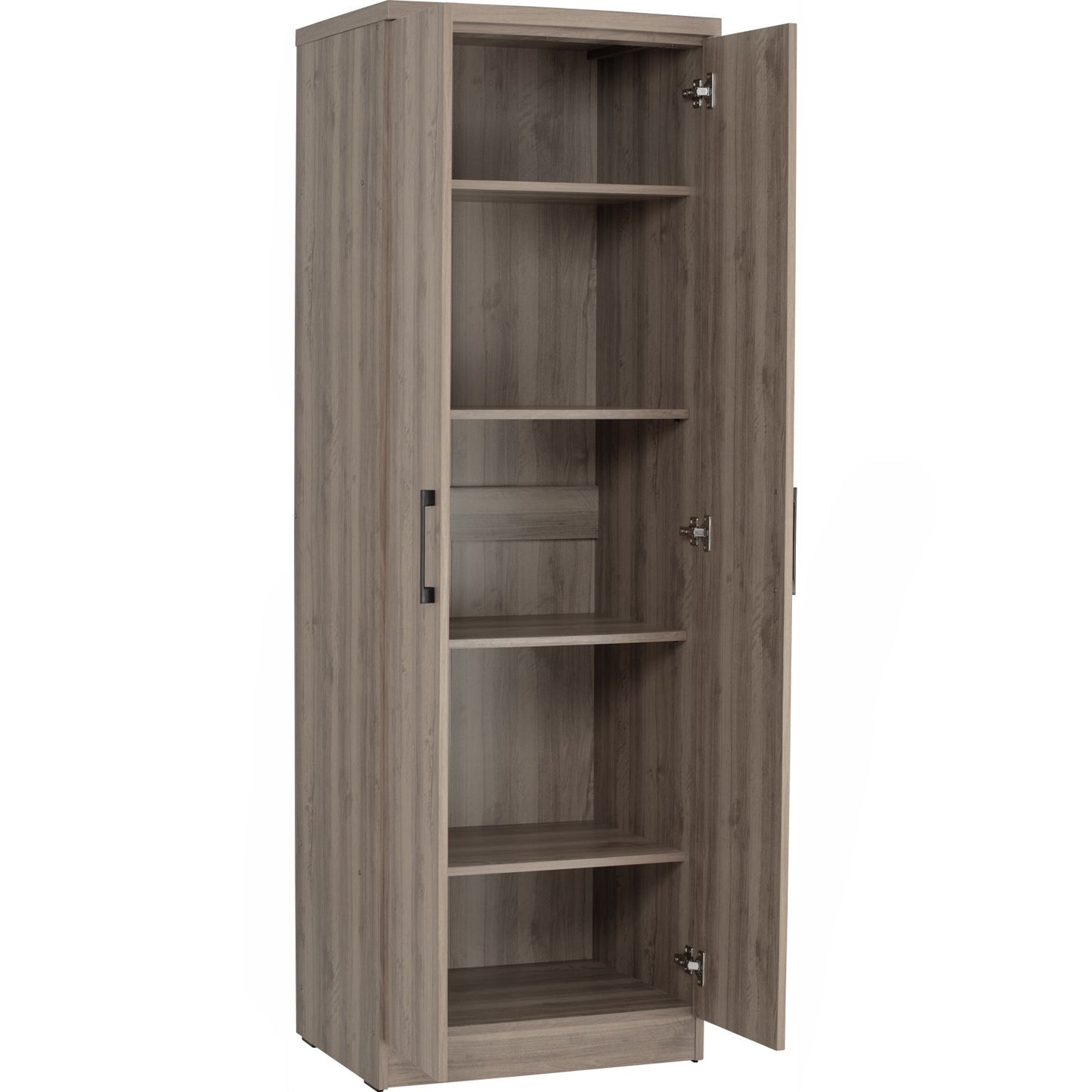 DUBLIN 2 Door Wardrobe A - Dark Oak