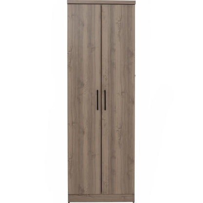 DUBLIN 2 Door Wardrobe A - Dark Oak