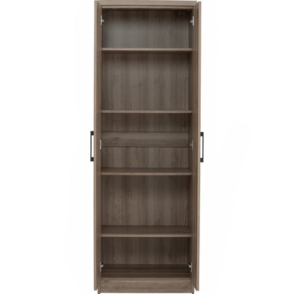 DUBLIN 2 Door Wardrobe A - Dark Oak