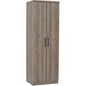 DUBLIN 2 Door Wardrobe B - Dark Oak