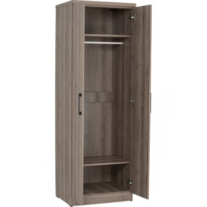 DUBLIN 2 Door Wardrobe B - Dark Oak
