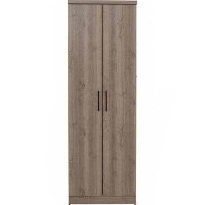 DUBLIN 2 Door Wardrobe B - Dark Oak