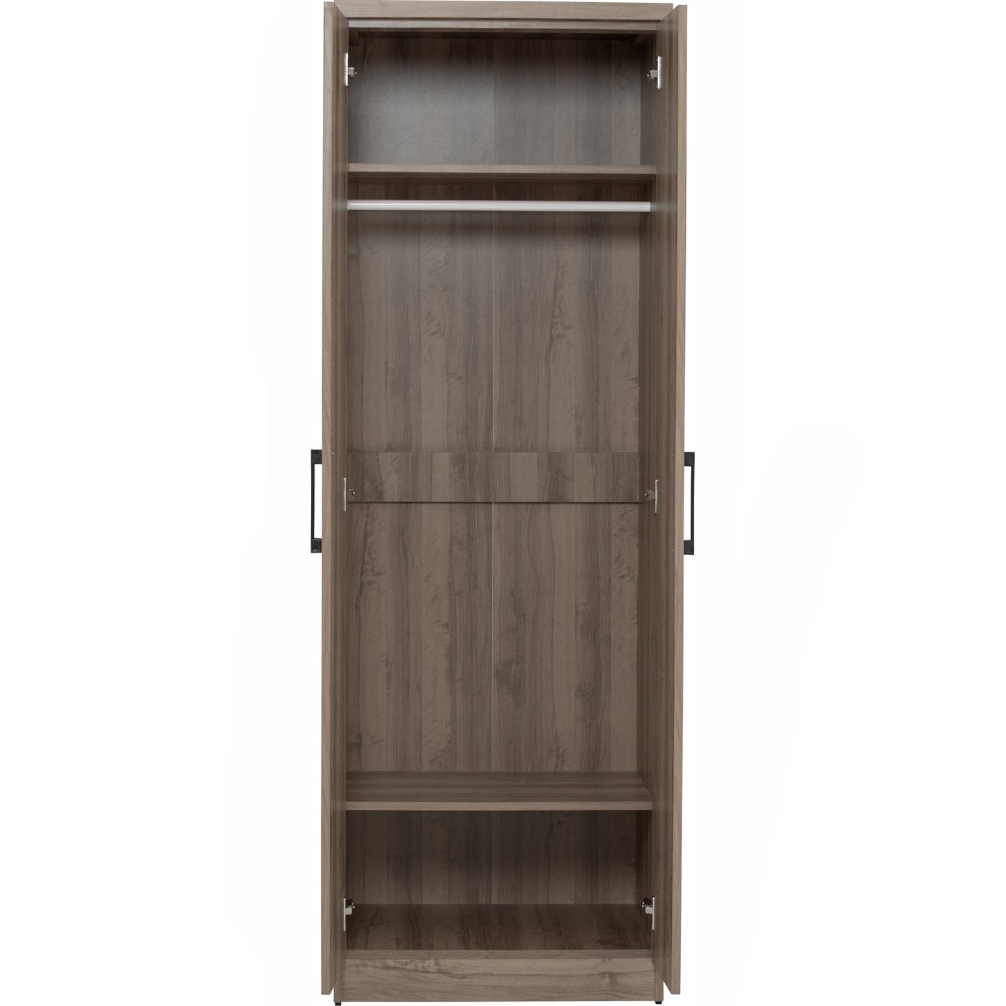 DUBLIN 2 Door Wardrobe B - Dark Oak